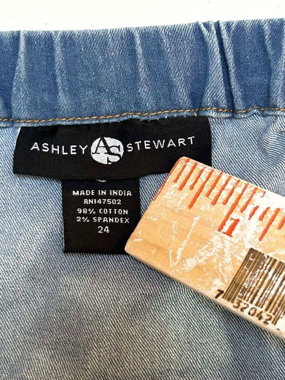 NWT Y2K Chambray Denim Jumpsuit Wide Leg Belted Utility Minimalist Plus 24 - Picture 4 of 8